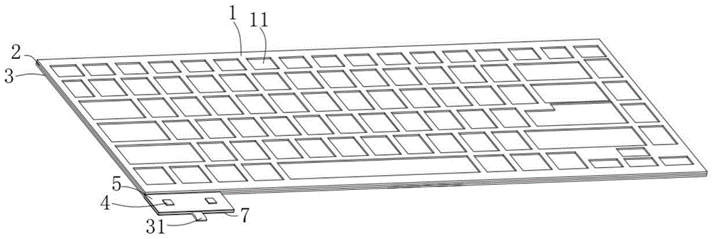 一种笔记本电脑键盘面板及其制备方法与流程