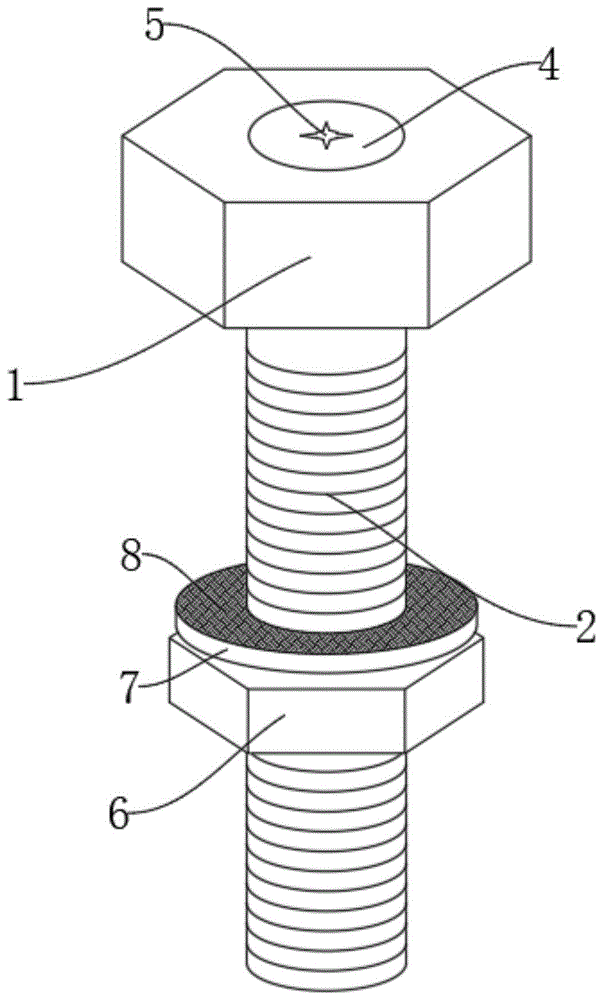 光伏能用不锈钢外六角紧固件连接装置的制作方法
