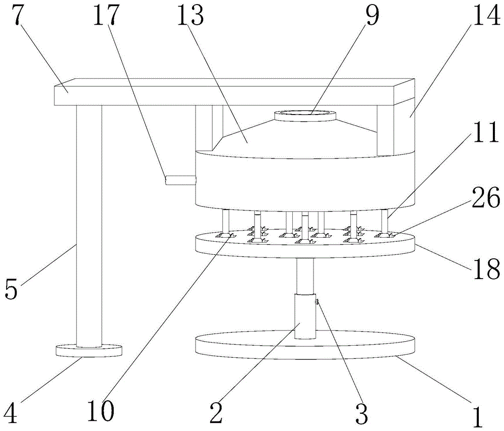 纺织生产用纬纱纺织架的制作方法