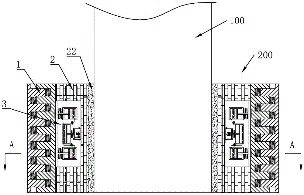 一种缓冲防撞墩的制作方法