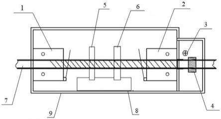 垂直式螺旋步进双向可调限位装置的制作方法