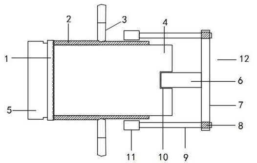一种锆铜厚壁直筒形零件的冷态强力旋压制备装置的制作方法
