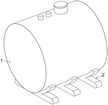 一种自适应卧式储罐横向截面的内浮盘及内浮盘卧式储罐的制作方法