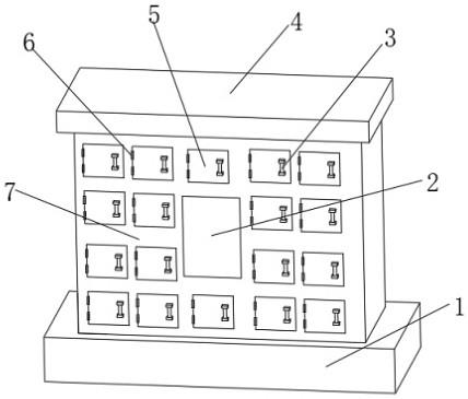 一种方便检修使用的智能快递柜的制作方法