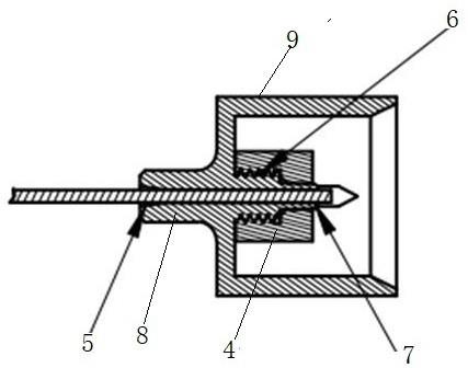 一种基于三维标测系统的钢丝夹紧固定装置的制作方法
