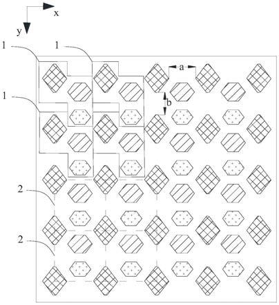 像素排列结构、掩膜板组件及显示面板的制作方法