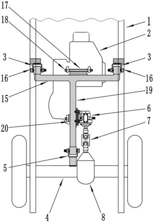一种三轮摩托车发动机悬挂系统的制作方法