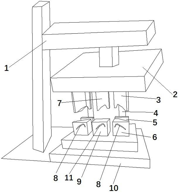 一种L型金属片的斜边冲压装置的制作方法