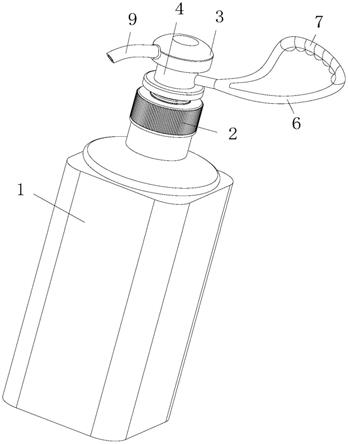 一种便携式带有泡沫泵的沐浴露瓶的制作方法