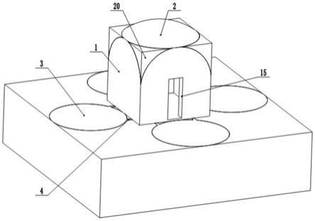 一种房屋与堡垒两用式建筑