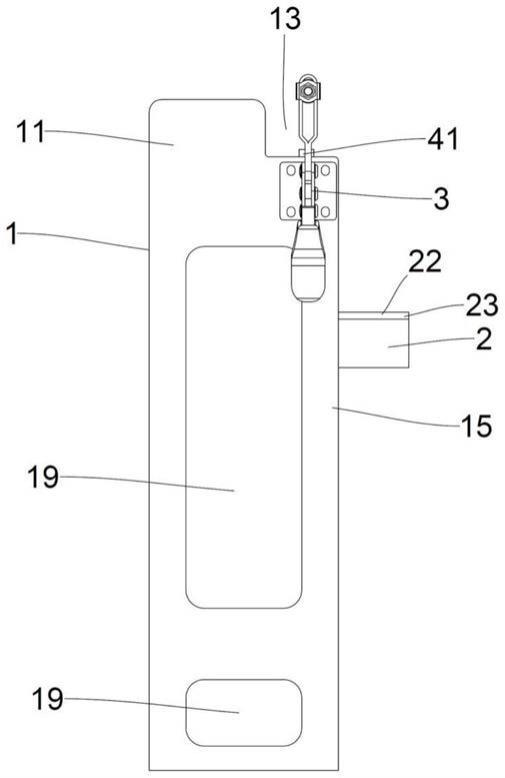 罐车充液枪固定架的制作方法