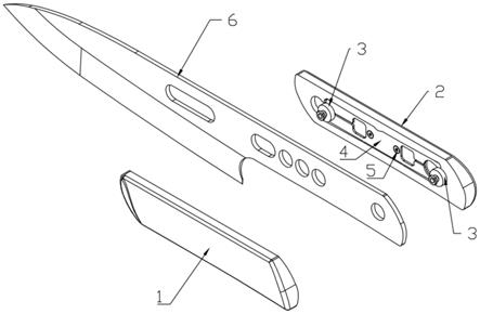 一种外观无钉且易拆装的刀具手柄及具有其的刀具的制作方法