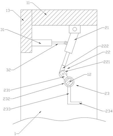 一种釉面砖体输送阻放装置的制作方法