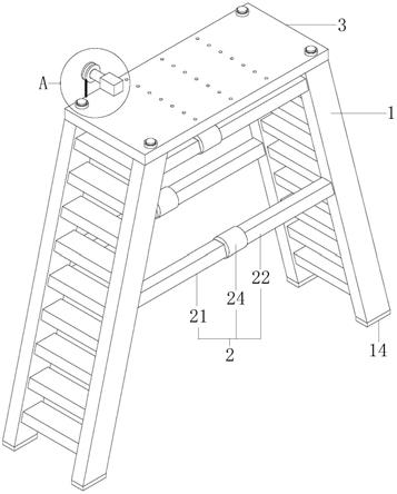 一种建筑施工用的登高梯的制作方法