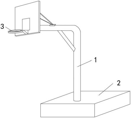 一种篮球训练用自动计数装置
