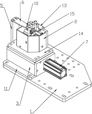 四通阀水保护焊接定位装置的制作方法