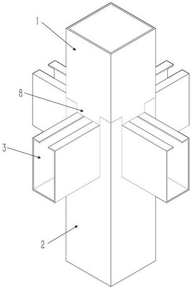 钢结构梁柱新型组合节点的制作方法