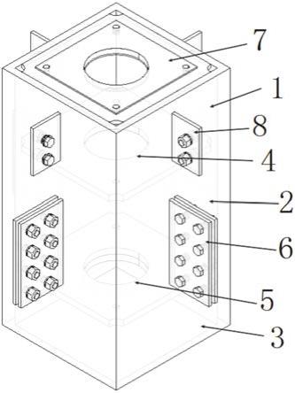 一种一体式钢结构模块化节点及装配式建筑的制作方法