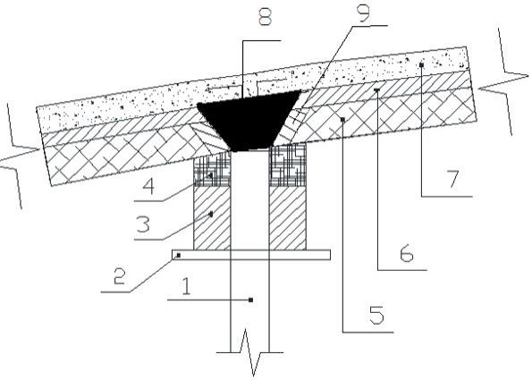 一种用于薄壁拱板屋面施工的模板的制作方法