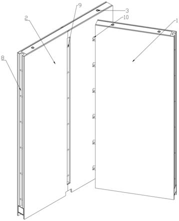 一种新型板式快装建筑的卡扣连接系统的制作方法