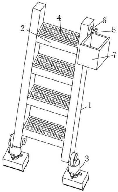 一种新型建筑安全防护梯子的制作方法