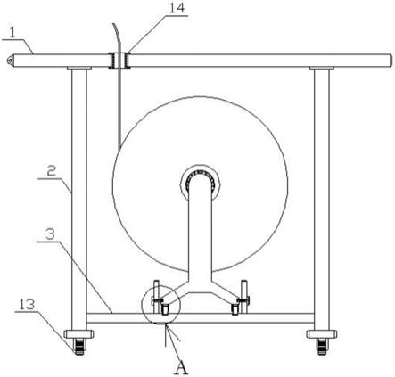 一种建筑施工用钢筋存放装置的制作方法