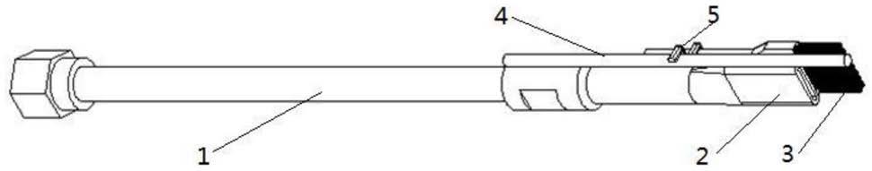 一种轮罩焊缝密封用涂胶枪嘴装置的制作方法