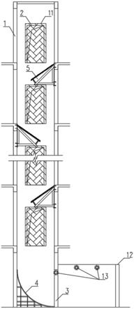 一种高层建筑垃圾垂直运输通道的制作方法