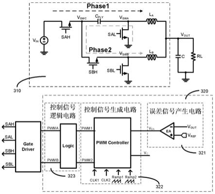 多相串联电容直流-直流转换器控制电路、控制方法