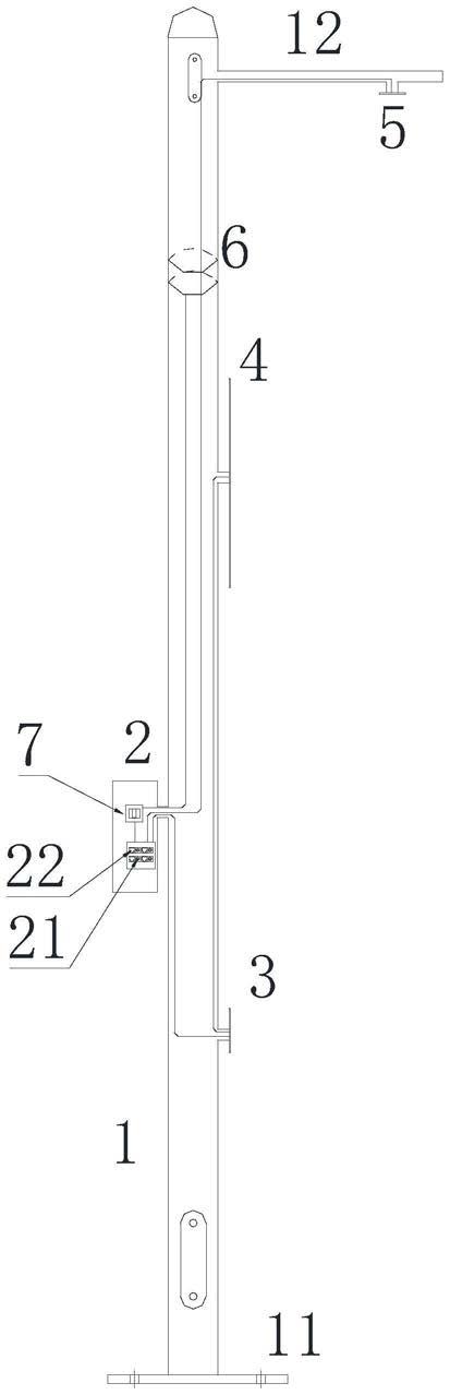 一种智慧化工园区应急指挥系统综合立杆的制作方法