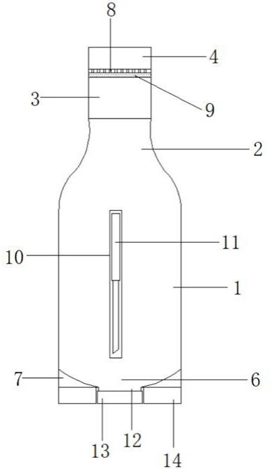 一种防残留的优酸乳塑料奶瓶的制作方法