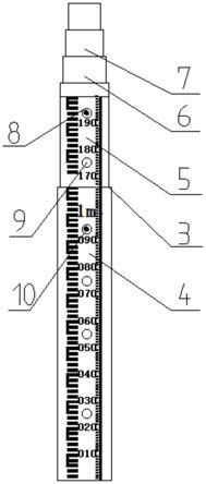 一种矿山井下水准测量塔尺的制作方法