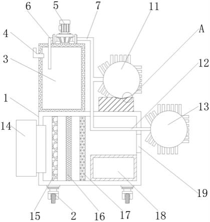 一种建筑废弃物处理用除尘机构的制作方法