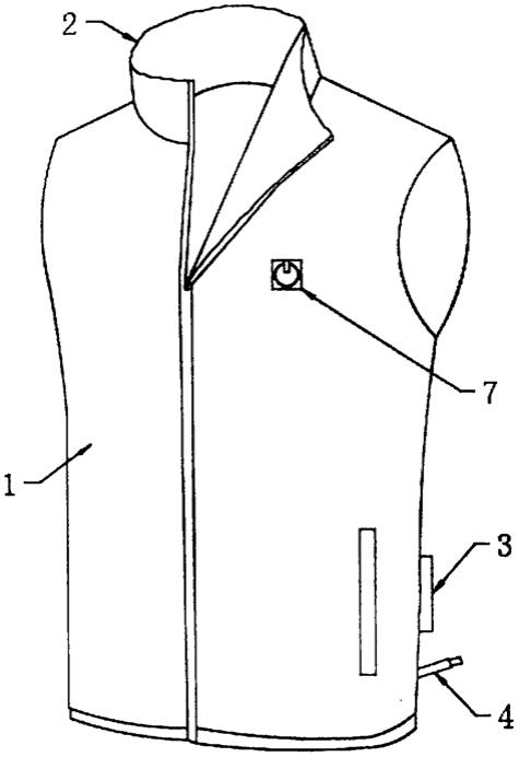 一种可降温空调服的制作方法