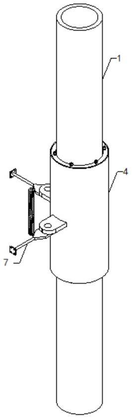 一种管型母线槽用风电母线安装结构的制作方法