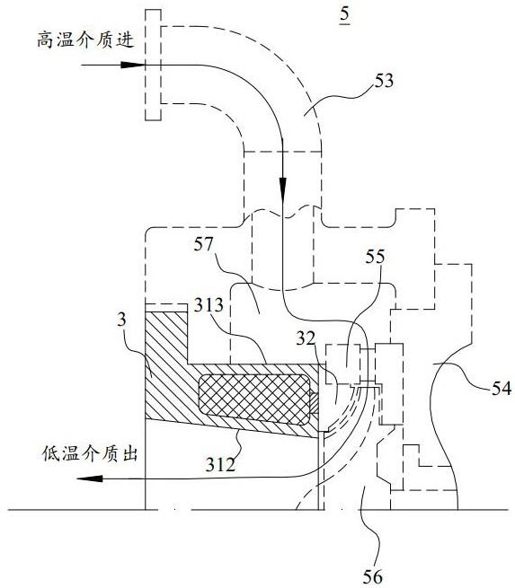 一种膨胀机的隔冷端盖及膨胀机的制作方法