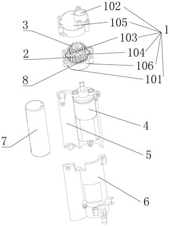 一种齿轮泵结构及冲牙器的制作方法