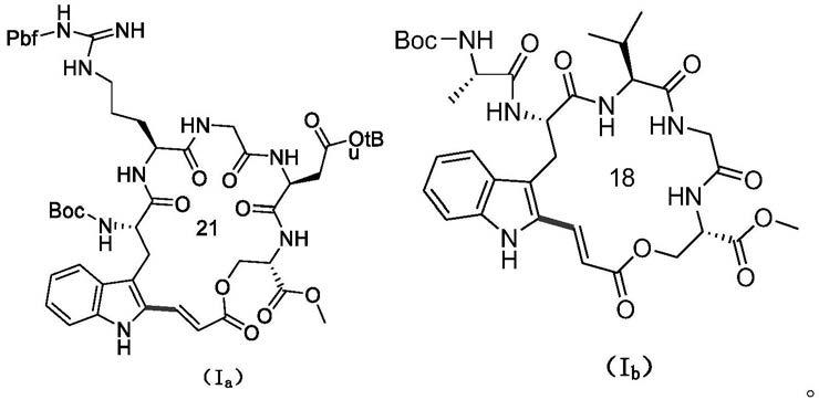 含色氨酸多肽烯烃化成环衍生物及其制备与应用