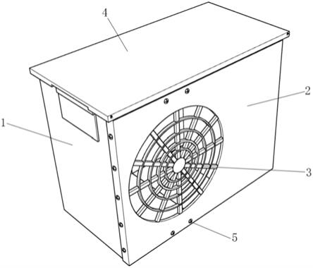 一种易安装空调外机顶盖板的制作方法