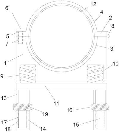 一种建筑施工用管道支架的制作方法