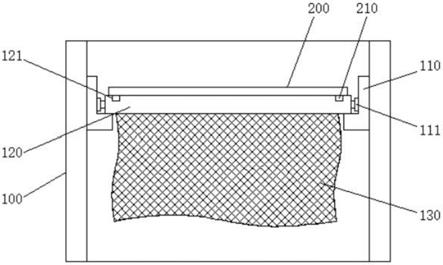 一种具有防尘衣柜拉篮伸缩架的制作方法