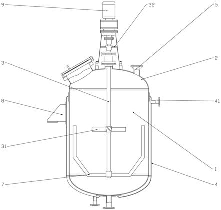 组合式搅拌反应釜的制作方法