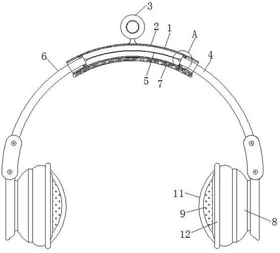 一种学生用具有便于调节结构的听力耳机的制作方法