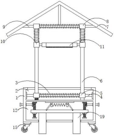 一种框架型移动户外防水电视的电机柜的制作方法