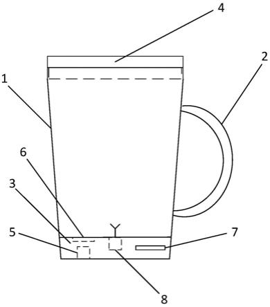 一种超声波清净漱口杯