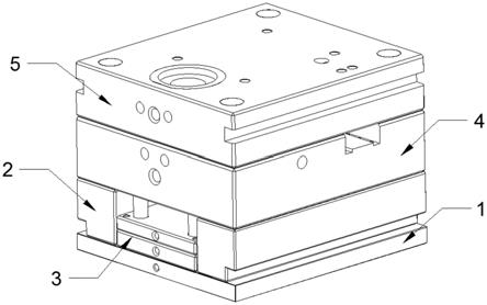 一种具有限位结构的组合式端盖模具的制作方法