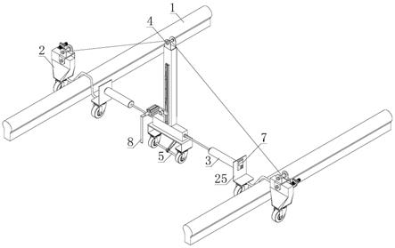 一种铁路检测用轨道校准装置及实施方法与流程