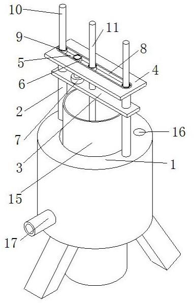 一种定期除污的立式扩容除污器的制作方法