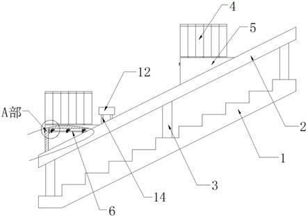 一种具有显示展示功能的景区楼梯的制作方法