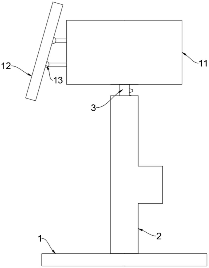 一种可调节方向的大屏幕数字显示器的制作方法